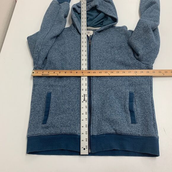 Adriano Goldschmied AG Hoodie Sweater Womens S Small Full Zip Fleece Rib Trim - Picture 7 of 13